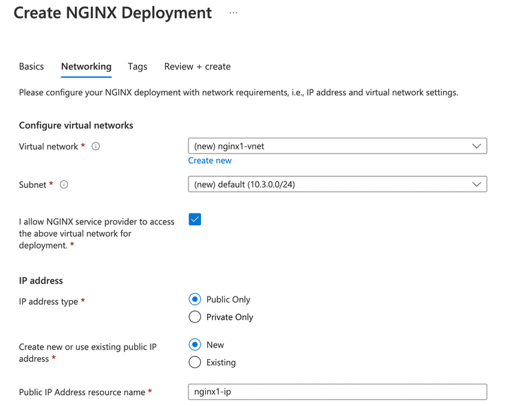 NGINX Deployment Networking